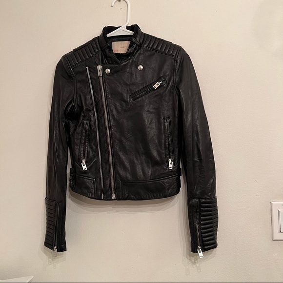 IRO Leather Jacket - Picture 1 of 4